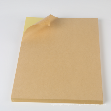 A4 Kraft Paper Shipping Labels Blank Adhesive Label A4 Size Sticker